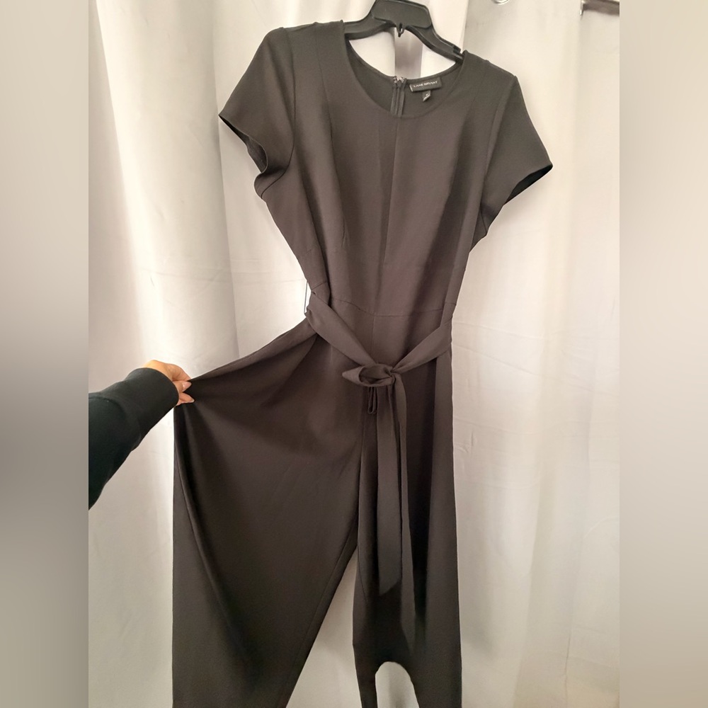 Lane Bryant Black Belted Jumpsuit - Size 18